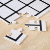 Grapny Black White Crossword Puzzle Game Legpuzzel (Zijkant)
