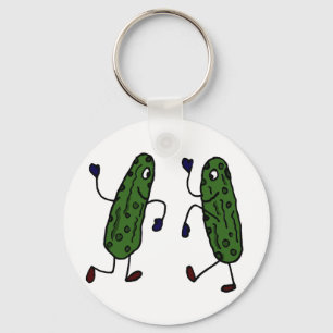 Grapny Dansende Pickles Art Sleutelhanger