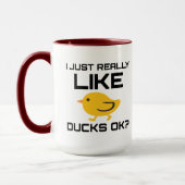 Grapny Duck, ik hou echt van Ducks OK Mok (Links)