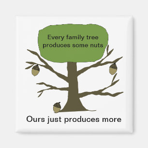 Grapny Family Tree Magnet Magneet