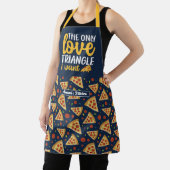 Grapny Food Pun Love Triangle Retro Pizza Pattern Schort (Insitu)