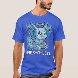 Grapny Gamer Gamesolotl Axolotl Video Games Kawaii T-shirt