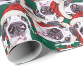 Grapny Great Dane-kerstpattern Cadeaupapier (Rol Hoek)