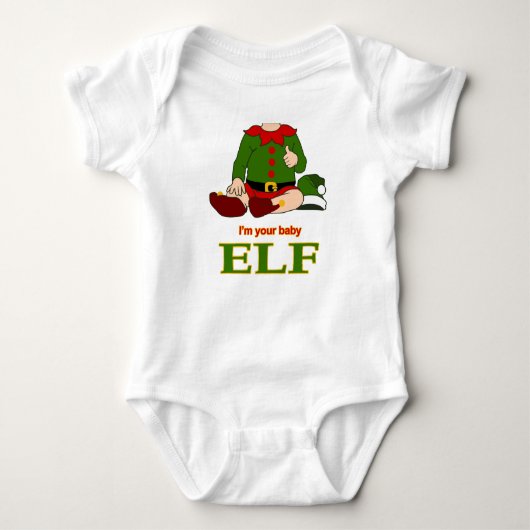 Grapny ik ben je Baby Elf Romper (Voorkant)