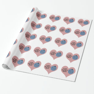 Grapny, ik hou van je Berry Much Cute Kawaii Blueb Cadeaupapier