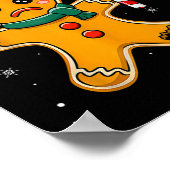 Grapny Kerstmis Oh Snap Gingerbrood Man Cookie X M Poster (Hoek)