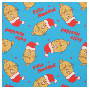 Grapny Kerstmis Tamales Pattern Stof