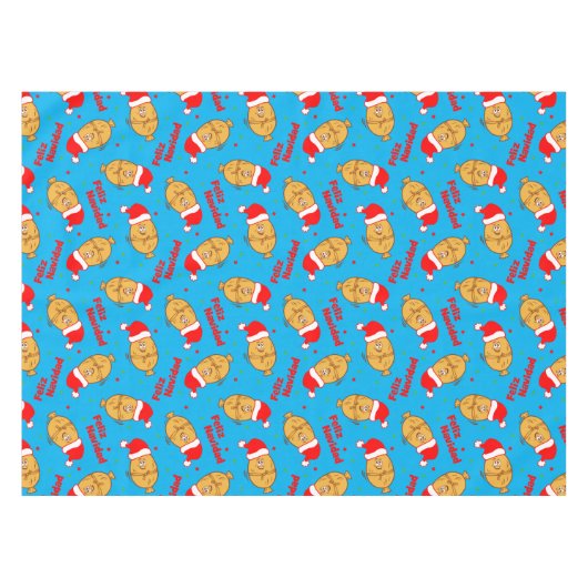 Grapny Kerstmis Tamales Pattern Tafelkleed (Voorkant (Horizontaal))