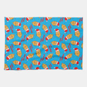 Grapny Kerstmis Tamales Pattern Theedoek (Horizontaal)