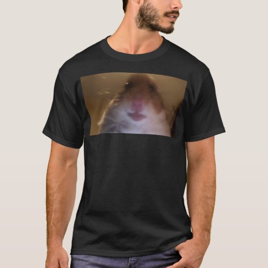 Grapny Meme Hamster Staring Front Camera Inter T-shirt (Voorkant)