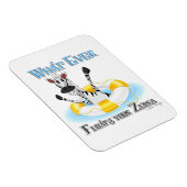 Grapny What Floats you Zebra Magneet (Rechterzijde)