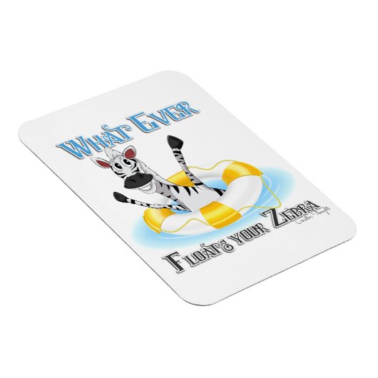 Grapny What Floats you Zebra Magneet (Rechterzijde)