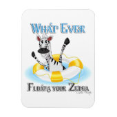 Grapny What Floats you Zebra Magneet (Verticaal)