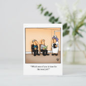 Grappa kaart "Neuscorrectie" (Staand voorkant)