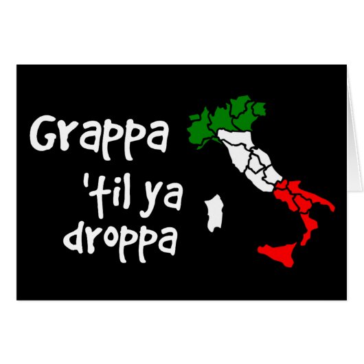 Grappa Til Ya Droppa (Devant horizontal)