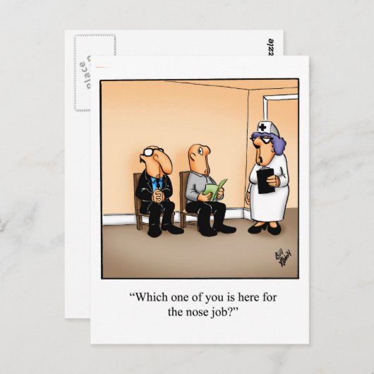 Grappaansichtkaart "Beterschap" "Neuscorrectie" Briefkaart (Voorkant / Achterkant)