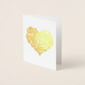 Grappe cardiaque Rose féminine Carte Saint-Valenti (Devant)