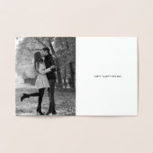 Grappe cardiaque Rose féminine Carte Saint-Valenti (Intérieur)