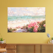 *~* Grappe de plage Rose TV2 toile étirée Impressi (Insitu(Salon))