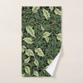 Grappe de vignes dans les nuances de vert (Serviette à main)