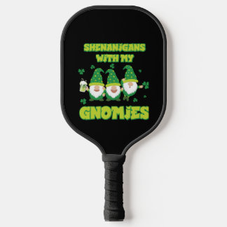 grappen met mijn kabouters st patrick's day kabout pickleball paddle