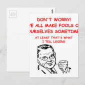 grappen over games en sport briefkaart (Voorkant / Achterkant)