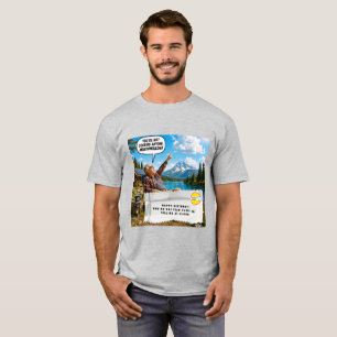 Grappen over kauwgomverpakkingen t-shirt