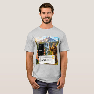 Grappen over kauwgomwikkels Bigfoot Tshirt