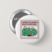grappenmaakje ronde button 5,7 cm (Voorkant /achterkant)