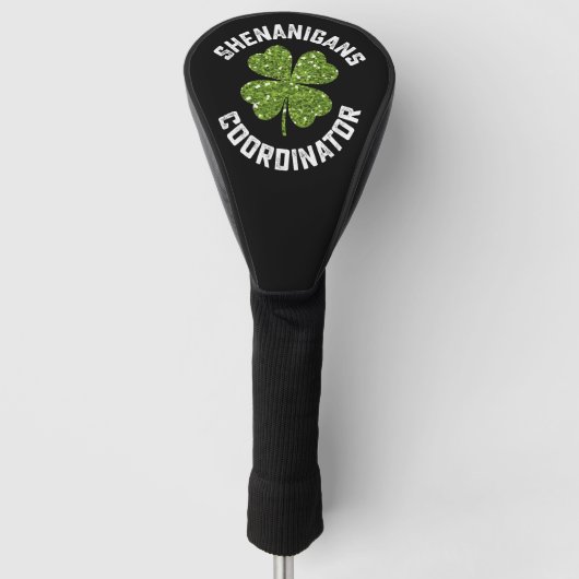 Grappenmaker Coördinator Funny St Patrick's Day Golfheadcover (Voorkant)