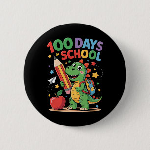 Grappig 100 dagen school shirt meisjes jongens kin ronde button 5,7 cm