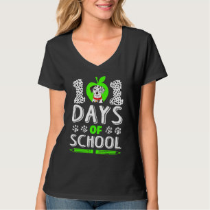 Grappig 101 dagen van de Dalmatische Dog 100th Sma T-shirt