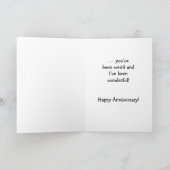 Grappig 10e Jubileum Kaart (Binnen)