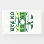 Grappig 1953 Golfer 70e verjaardag Spandoek (Horizontaal)