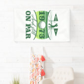 Grappig 1973 Golfer 50e verjaardag Spandoek (Insitu)