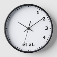 Grappig 1 2 3 4 et al Klok - Wetenschappelijk Onde