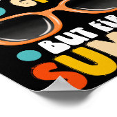 Grappig 1e Grade Afstuderen naar 2e Grade Summer Poster (Hoek)