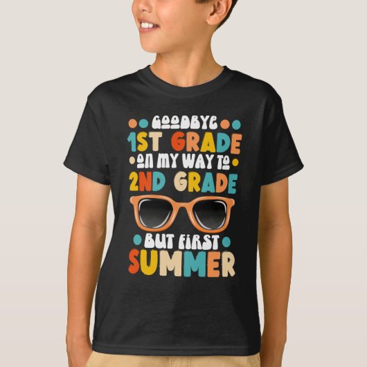 Grappig 1e Grade Afstuderen naar 2e Grade Summer T-shirt (Voorkant)