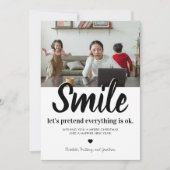 Grappig 2021 Kerstmis Feestdagenkaart (Voorkant)