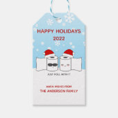 Grappig 2022 met IT-toiletpapier Cadeaulabel (Voorkant)
