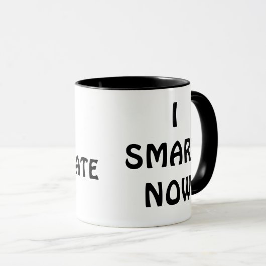 Grappig 2025 Afstuderen ME AFSTUDEREN I SMART Mok (Voorkant rechts)