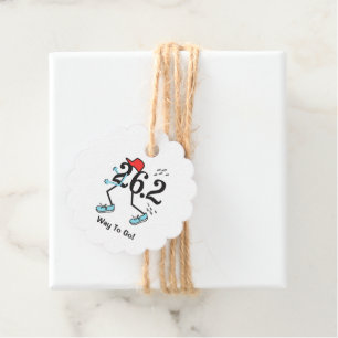 Grappig 26.2-marathoner © Way to Go Marathon Runne Bedankjes Labels