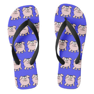 Grappig 2 Cartoon Varken Kies Kleur Mannen Slipper
