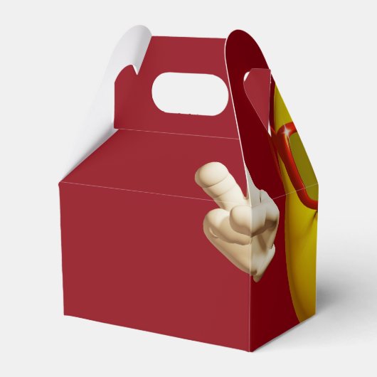 Grappig 3d emoticon bedankdoosjes (Achterkant)