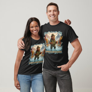 Grappig 3D Vliegvissen Vissen T-shirt
