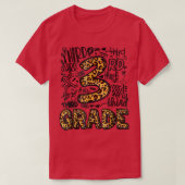 Grappig 3e graad Leopard Print Teacher Kinder Teru T-shirt (Design voorkant)