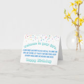 Grappig 40 Verjaardag Kaart - 40ste Verjaardag (Gele Bloem)