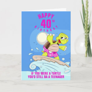 Grappig 40e verjaardag citaat kaart