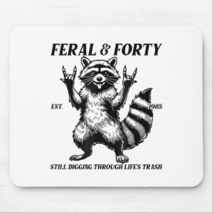 Grappig 40e verjaardag Est 1985 Feral & amp; Veert Muismat