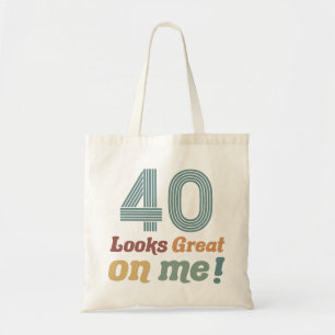 Grappig 40e verjaardag tote bag